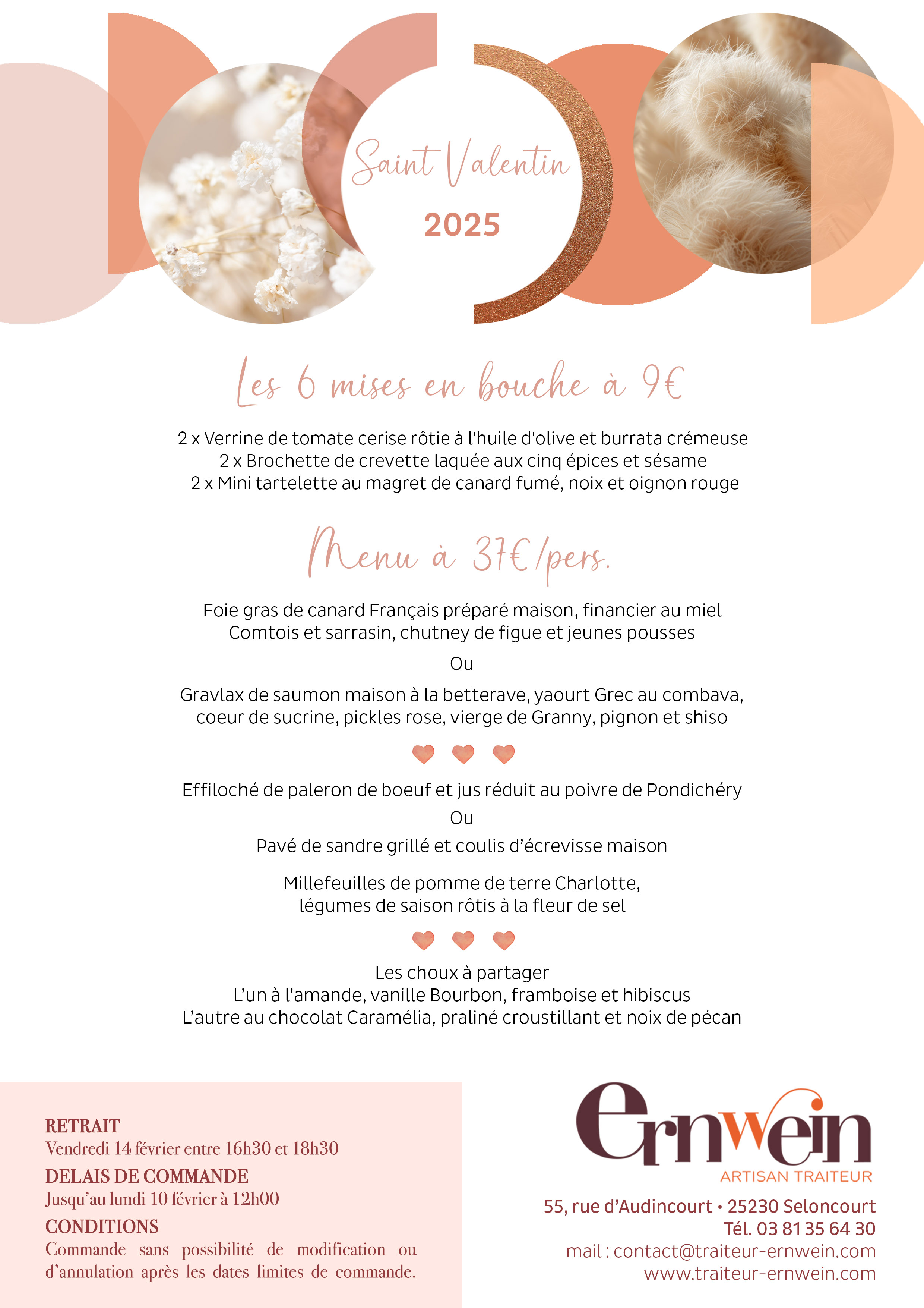Carte de la Saint Valentin 2024